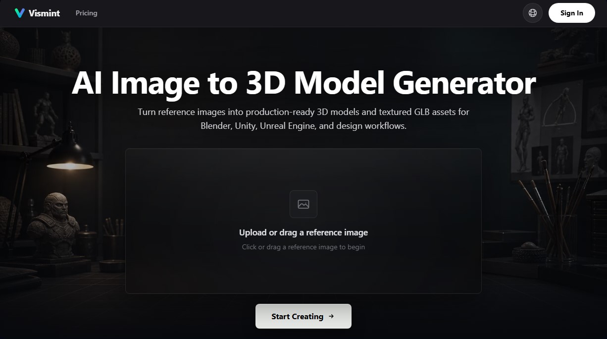 Vismint screenshot 1
