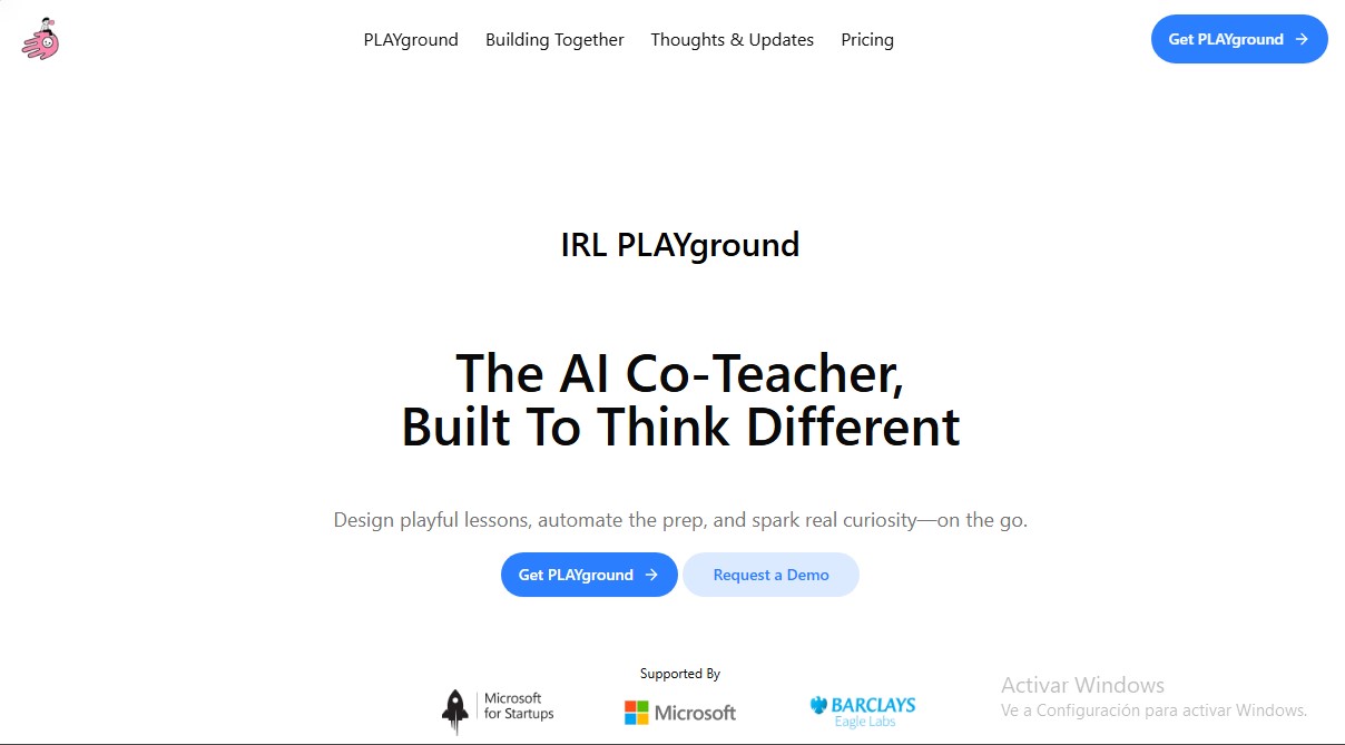 IRL PLAYground screenshot 1