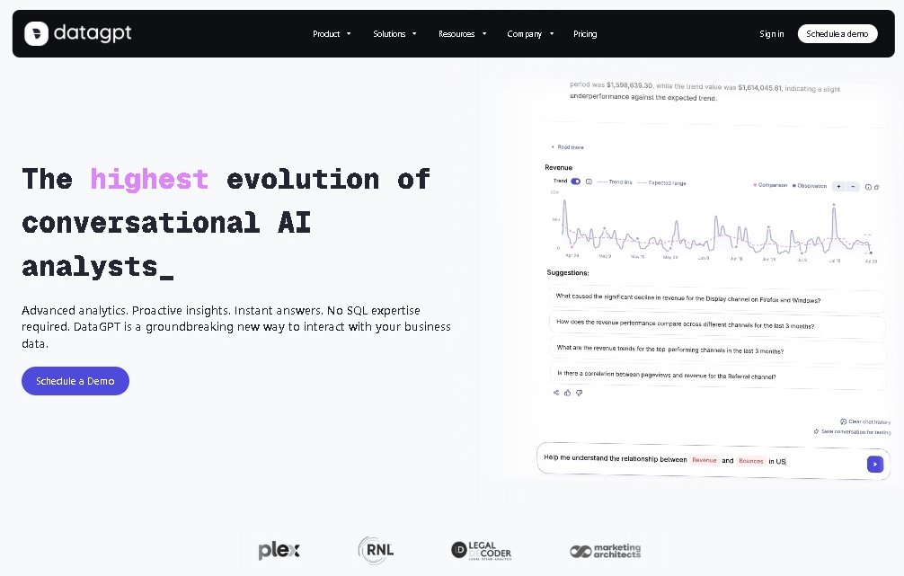 DataGPT screenshot 1