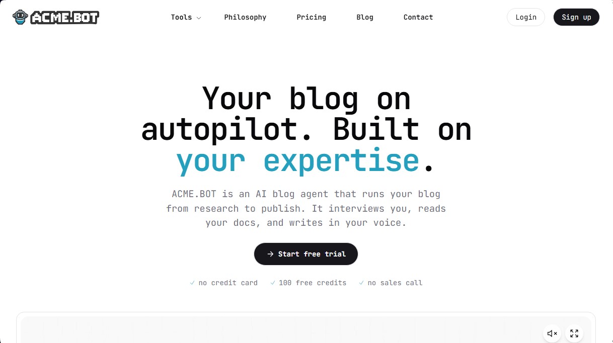 ACME.BOT screenshot 1