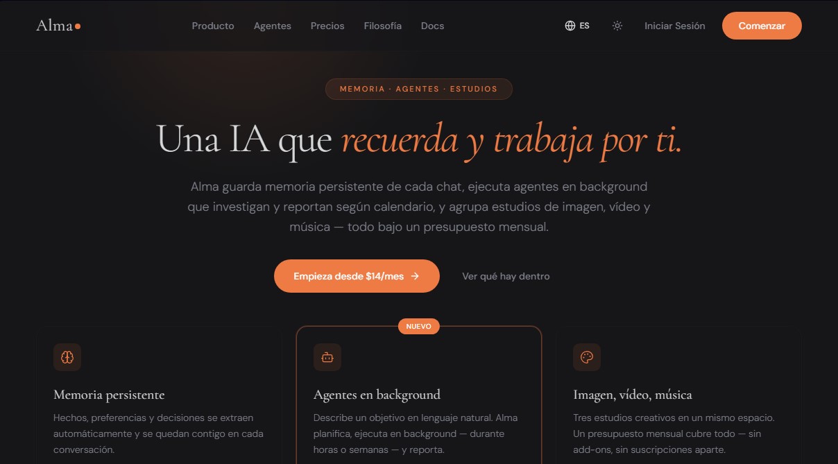Alma by Olivares screenshot 1