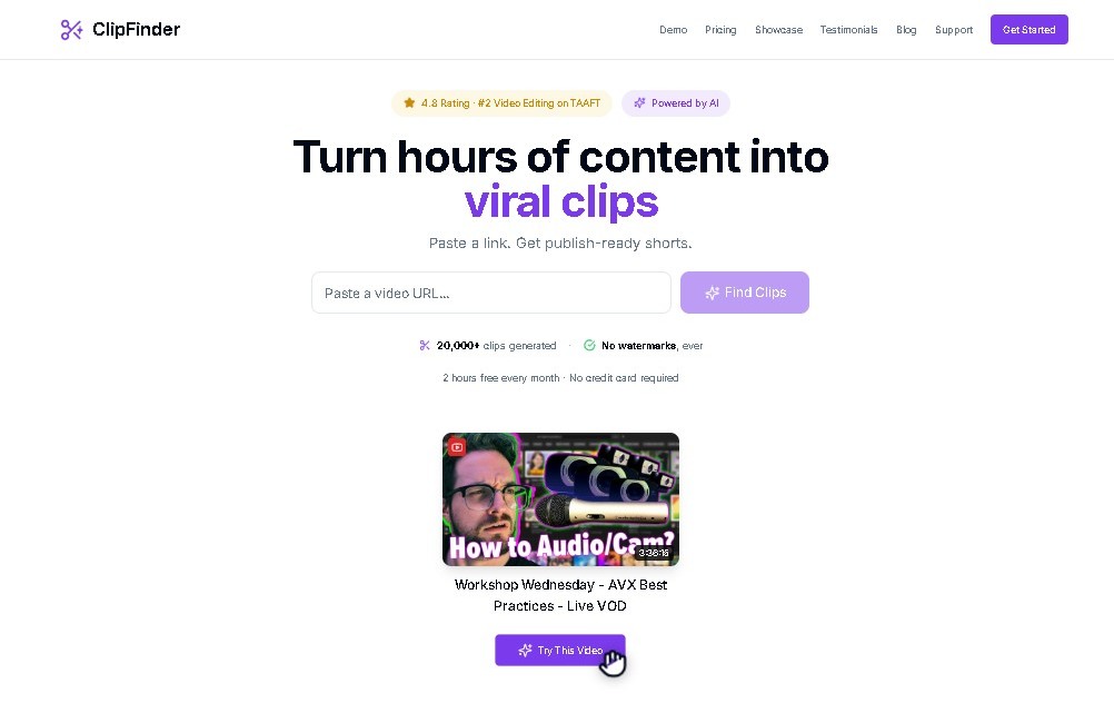ClipFinder IA screenshot 1