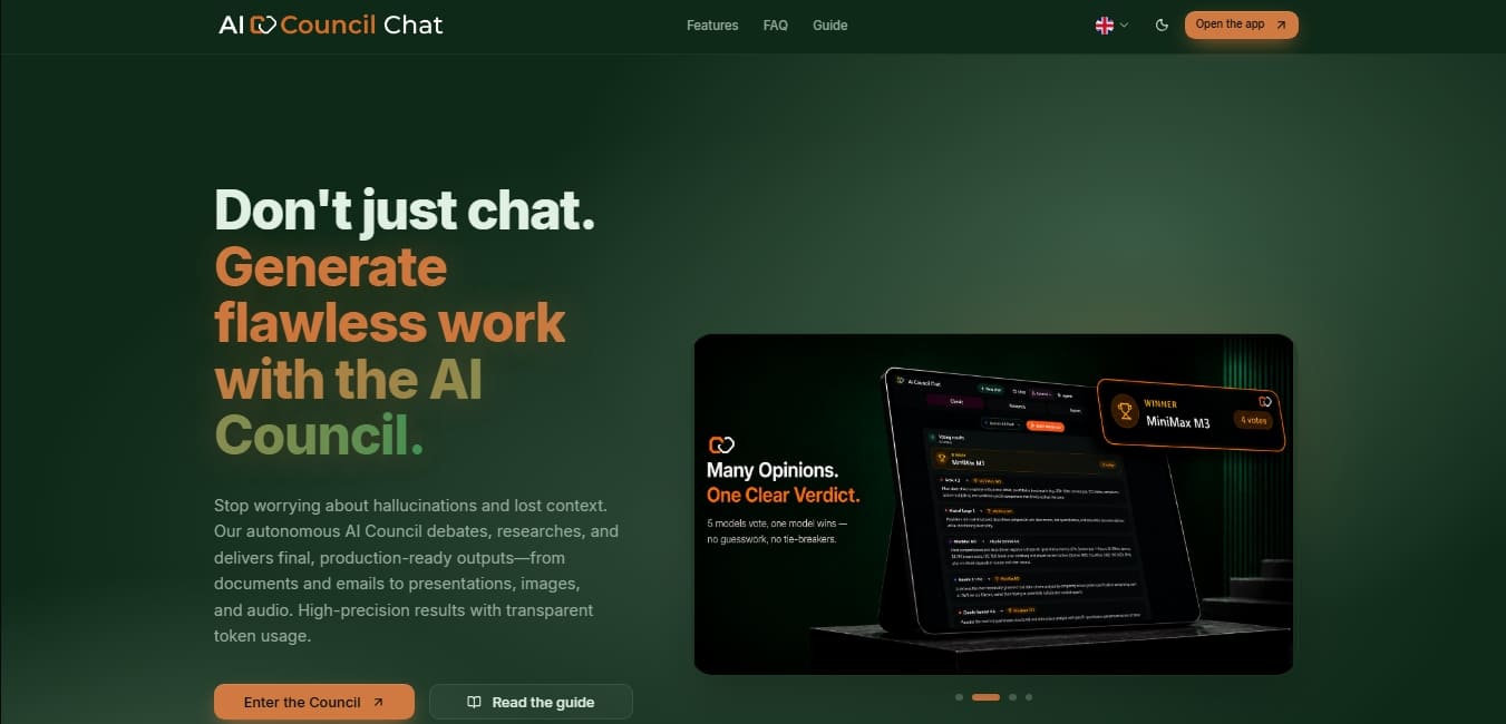 AI Council Chat screenshot 1