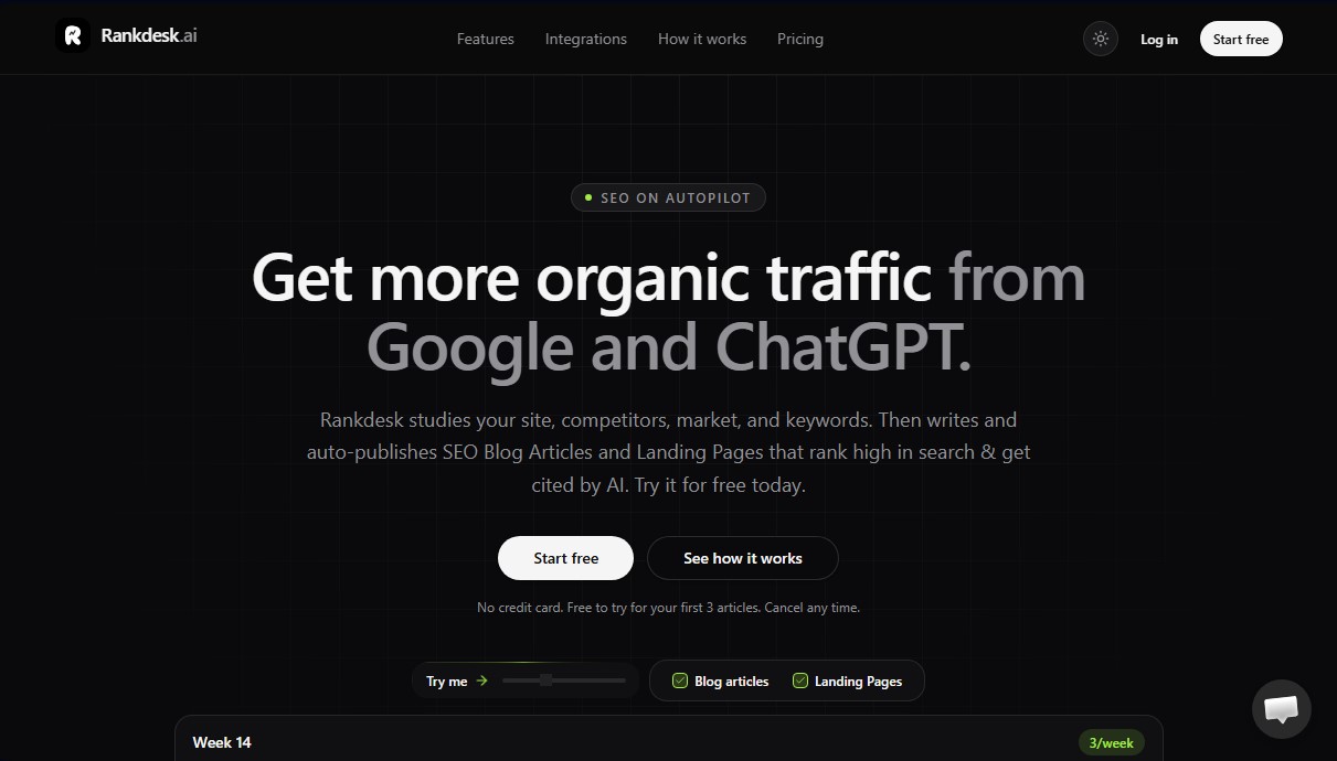 Rankdesk screenshot 1