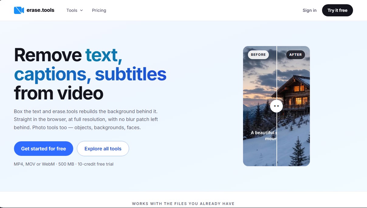 erase.tools screenshot 1