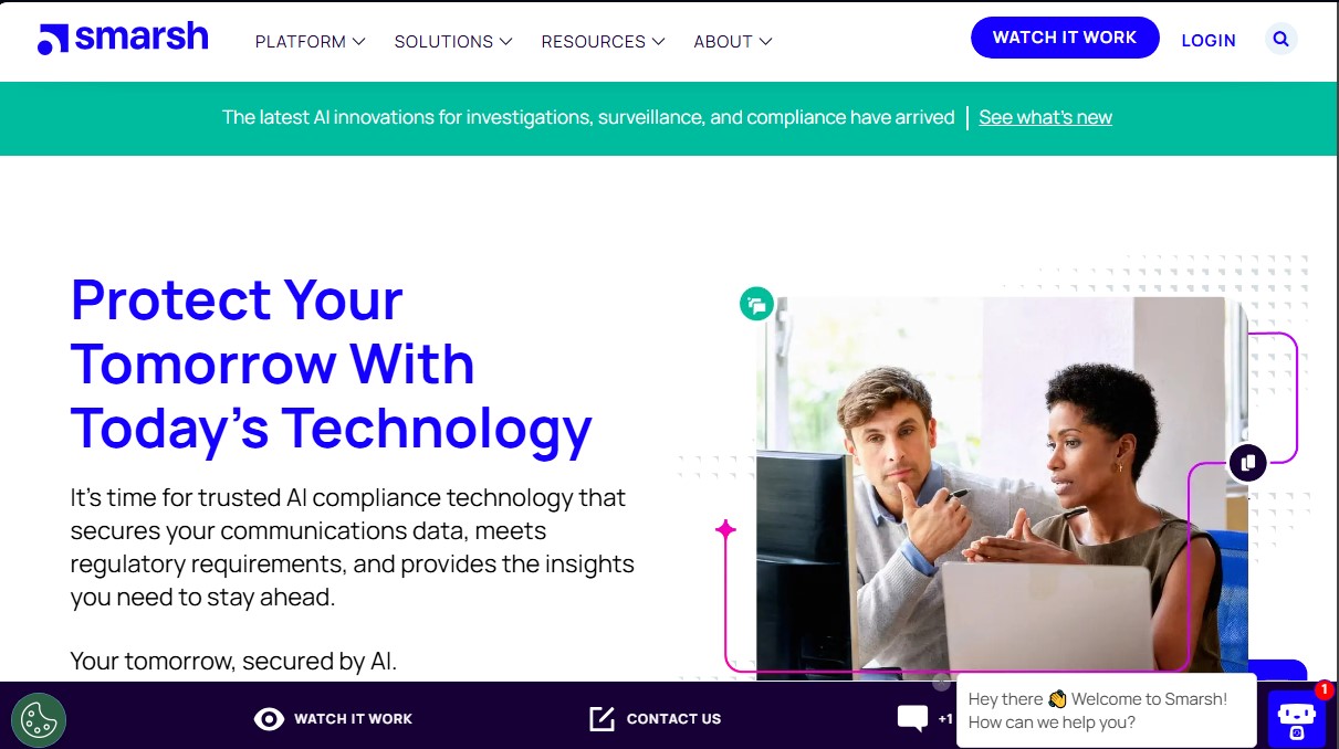 Smarsh screenshot 1