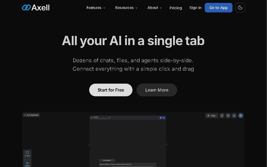 Axell screenshot 1