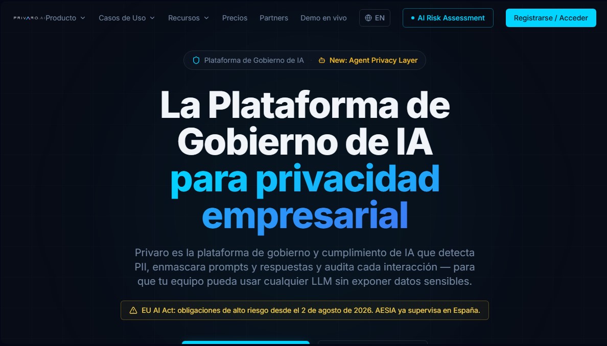 Privaro screenshot 1