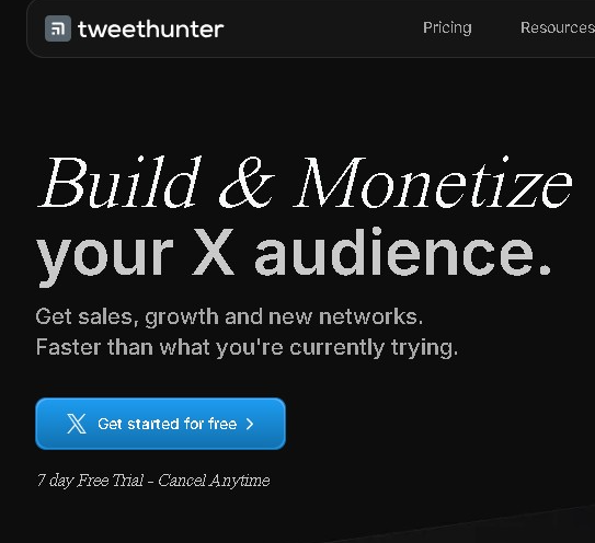 Tweet Hunter screenshot 1