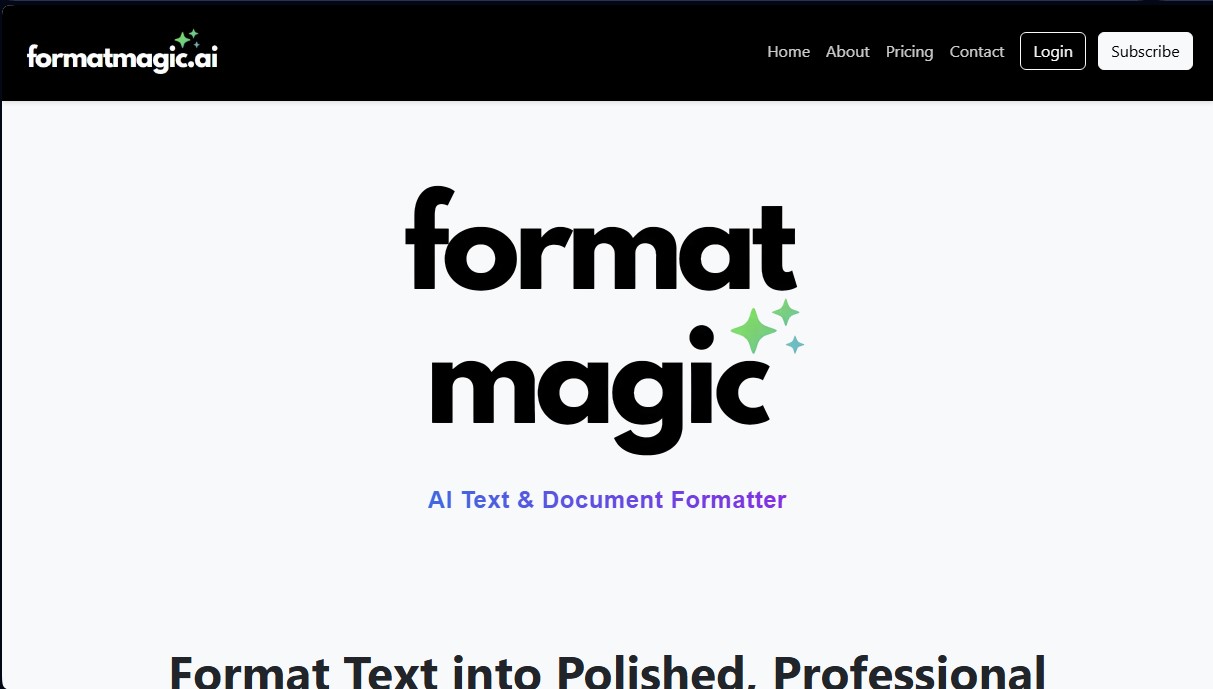 Format Magic screenshot 1