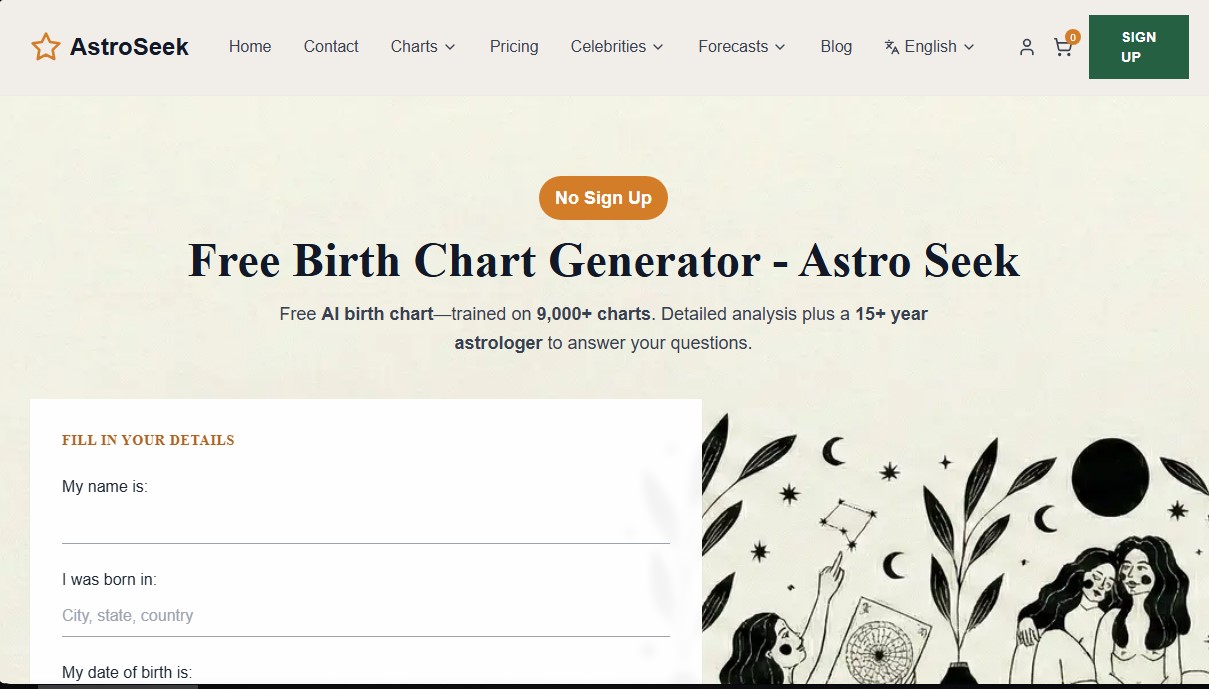 Astro Seek screenshot 1