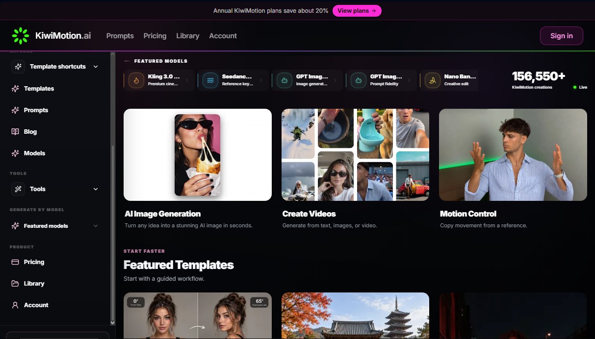 KiwiMotion AI screenshot 1