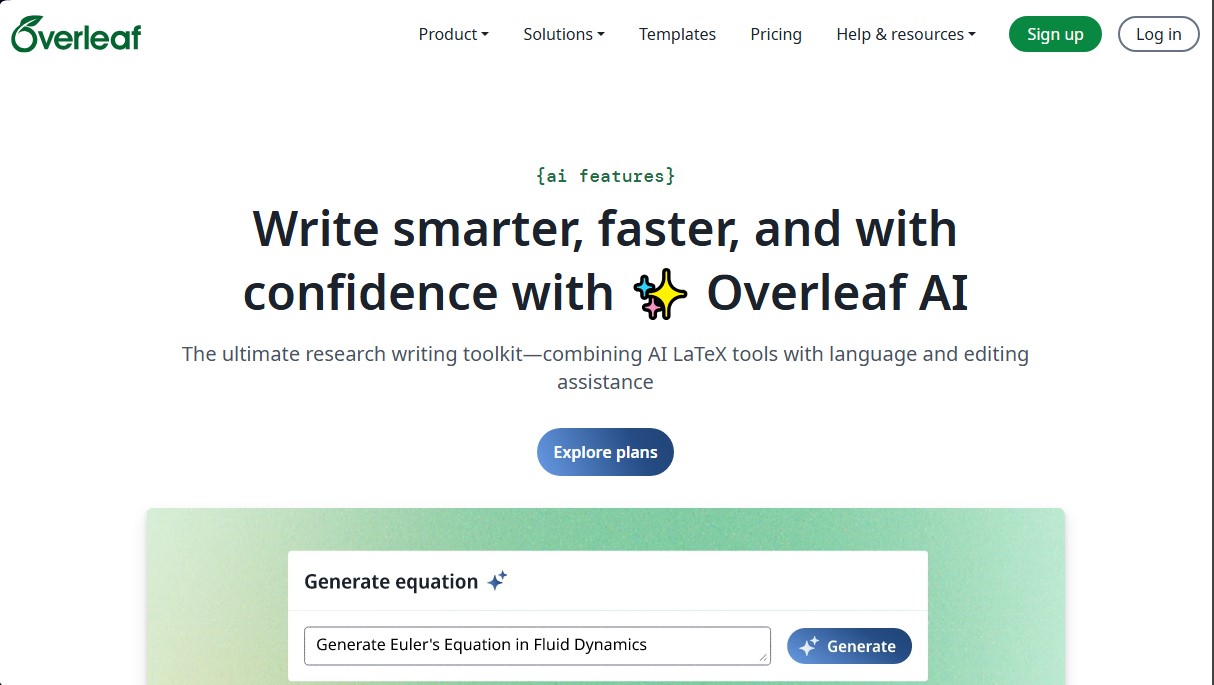 Overleaf screenshot 1