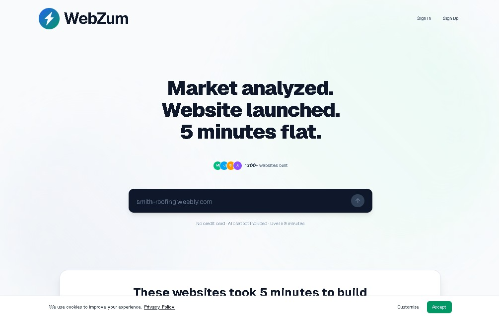 WebZum screenshot 1
