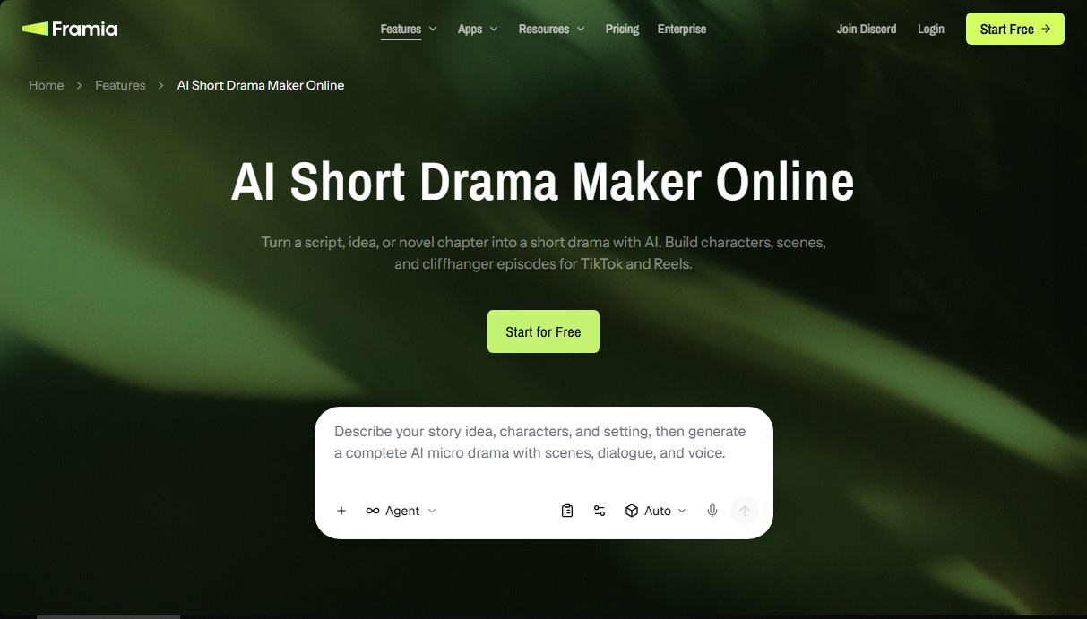Framia | Short Drama Maker screenshot 1