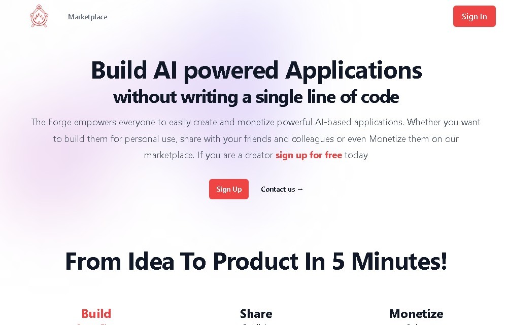 Forge AI screenshot 1