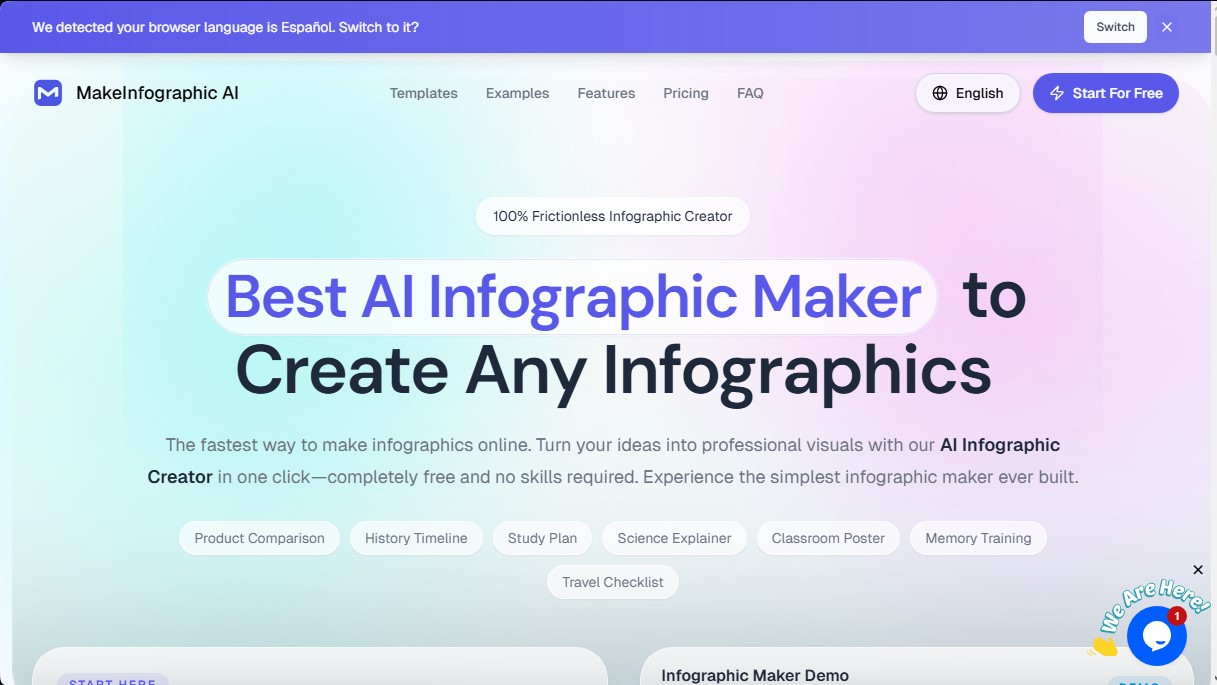 MakeInfographic AI screenshot 1