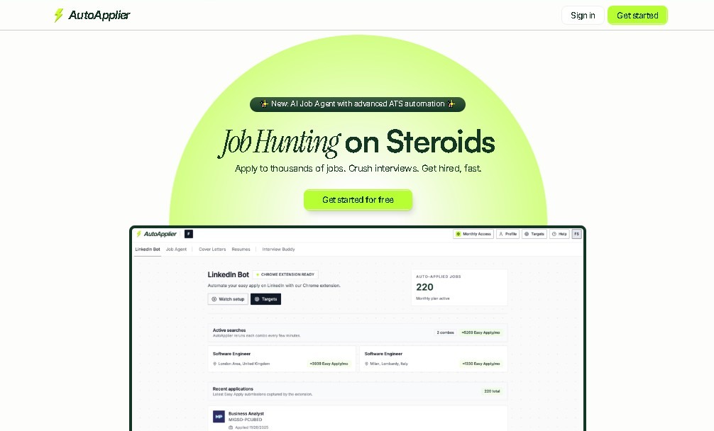 AUTOAPPLIER screenshot 1