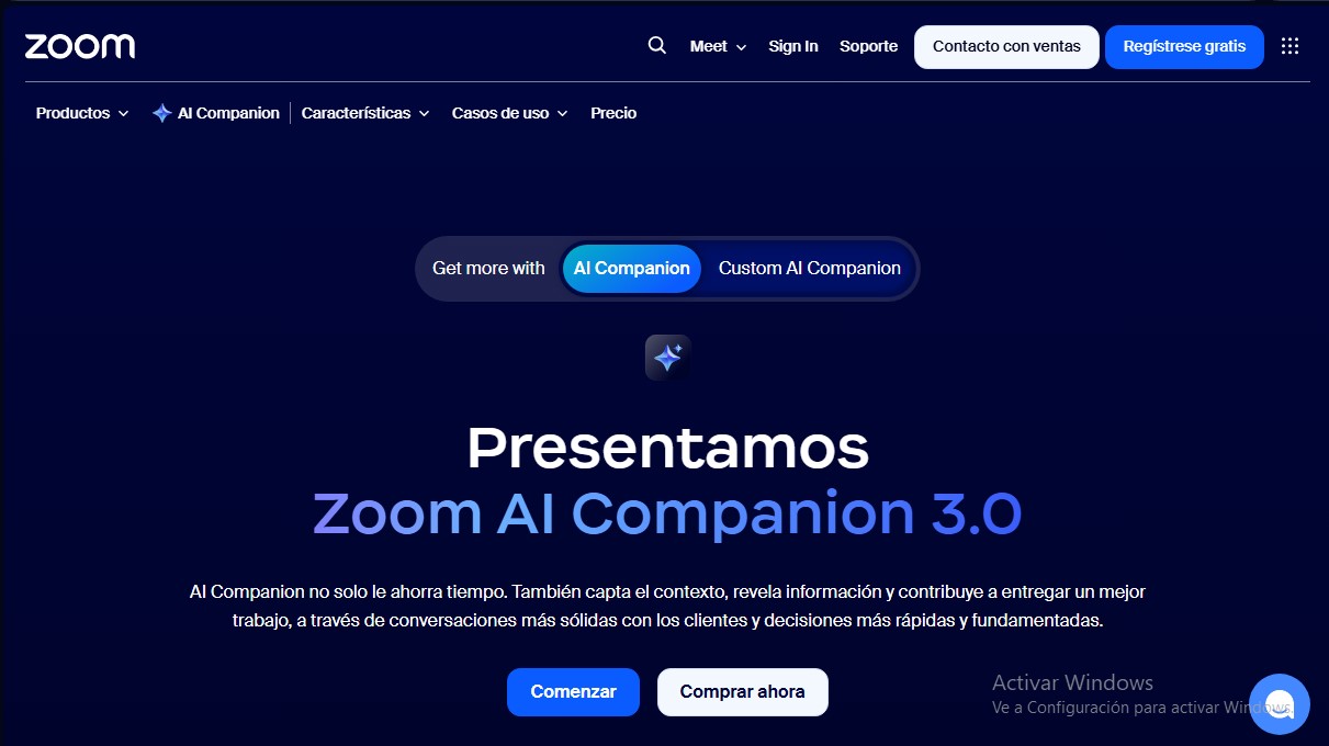 Zoom AI Companion screenshot 1