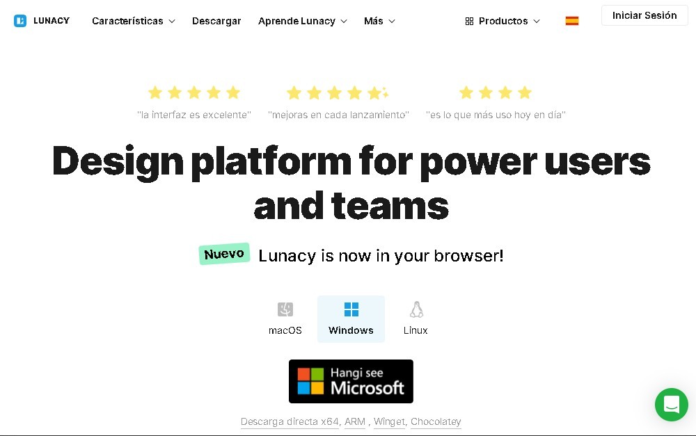 Lunacy IA screenshot 1