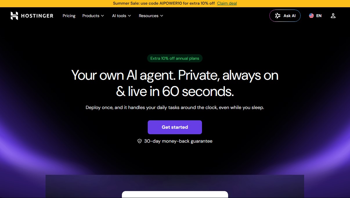 1-Click OpenClaw Hostinger screenshot 1