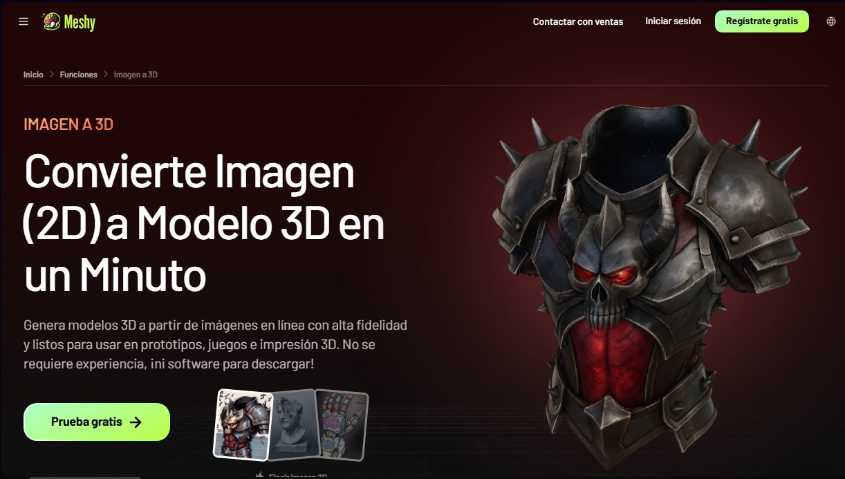 Meshy Image to 3D screenshot 1