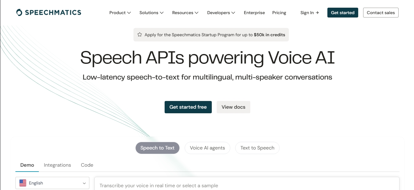 Speechmatics screenshot 1