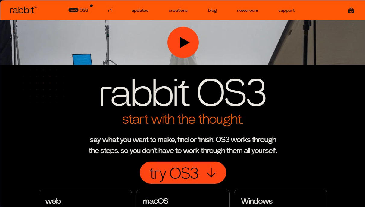 rabbit OS3 screenshot 1