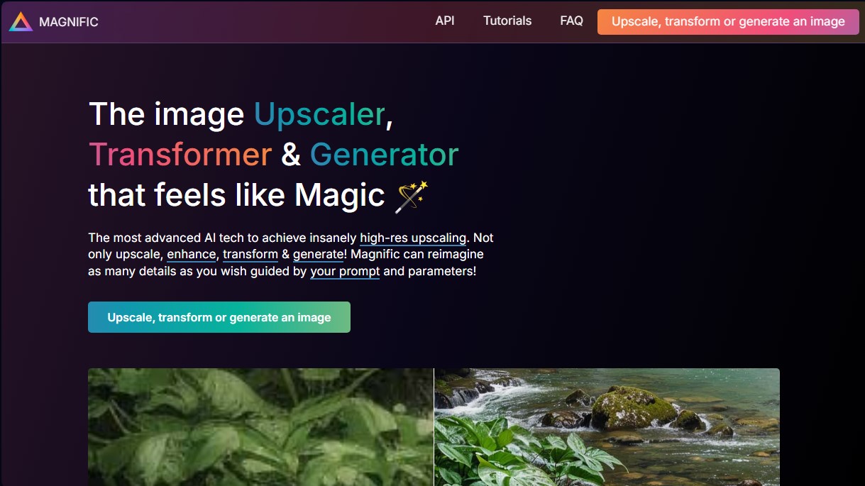 Magnific AI screenshot 1