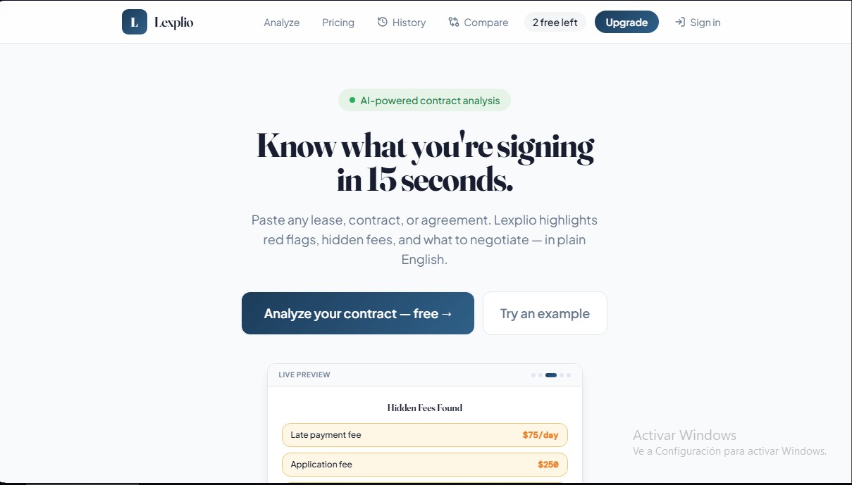 Lexplio screenshot 1