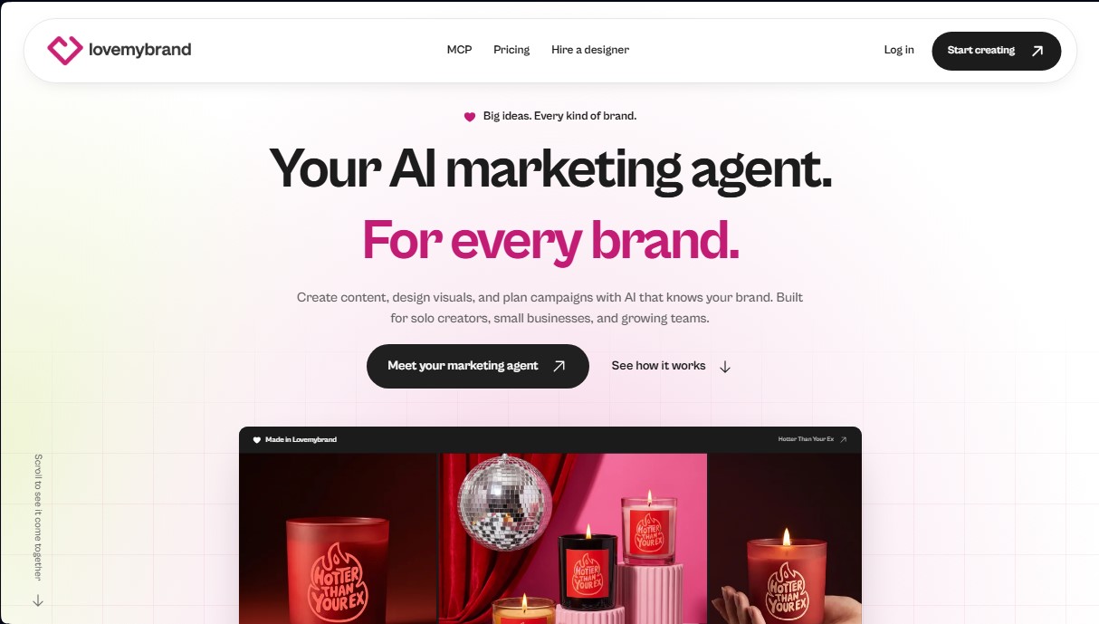 LoveMyBrand screenshot 1
