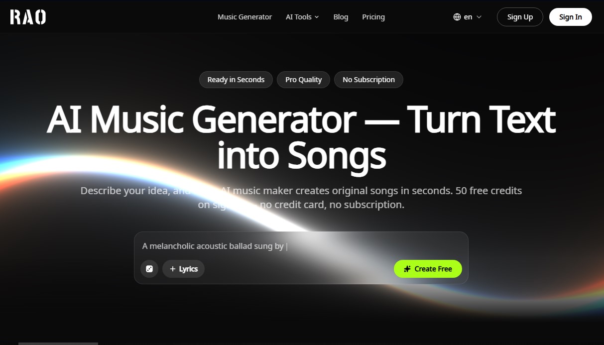 RaoMusic screenshot 1