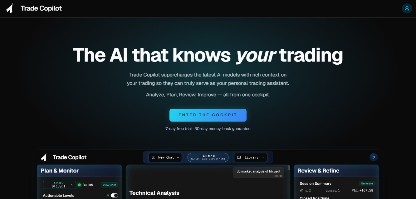 Trade Copilot screenshot 1