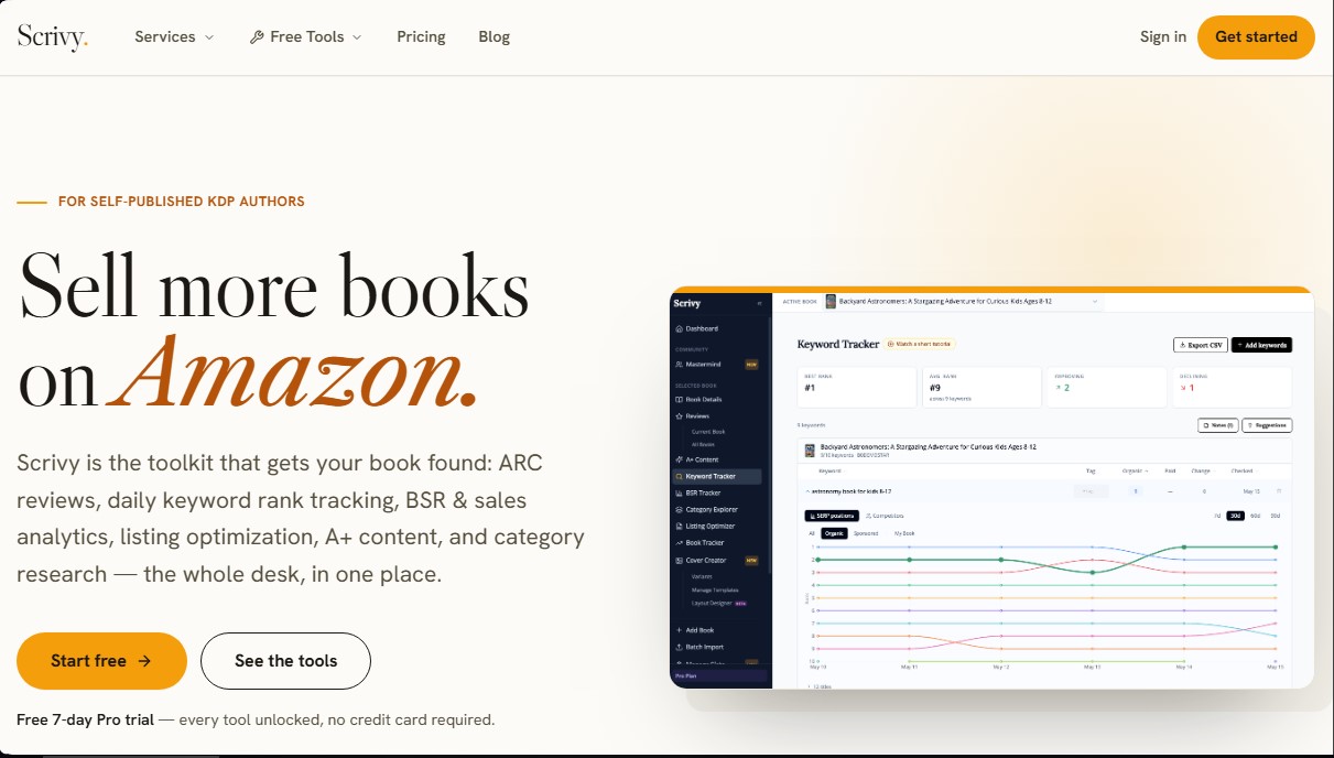 Scrivy screenshot 1