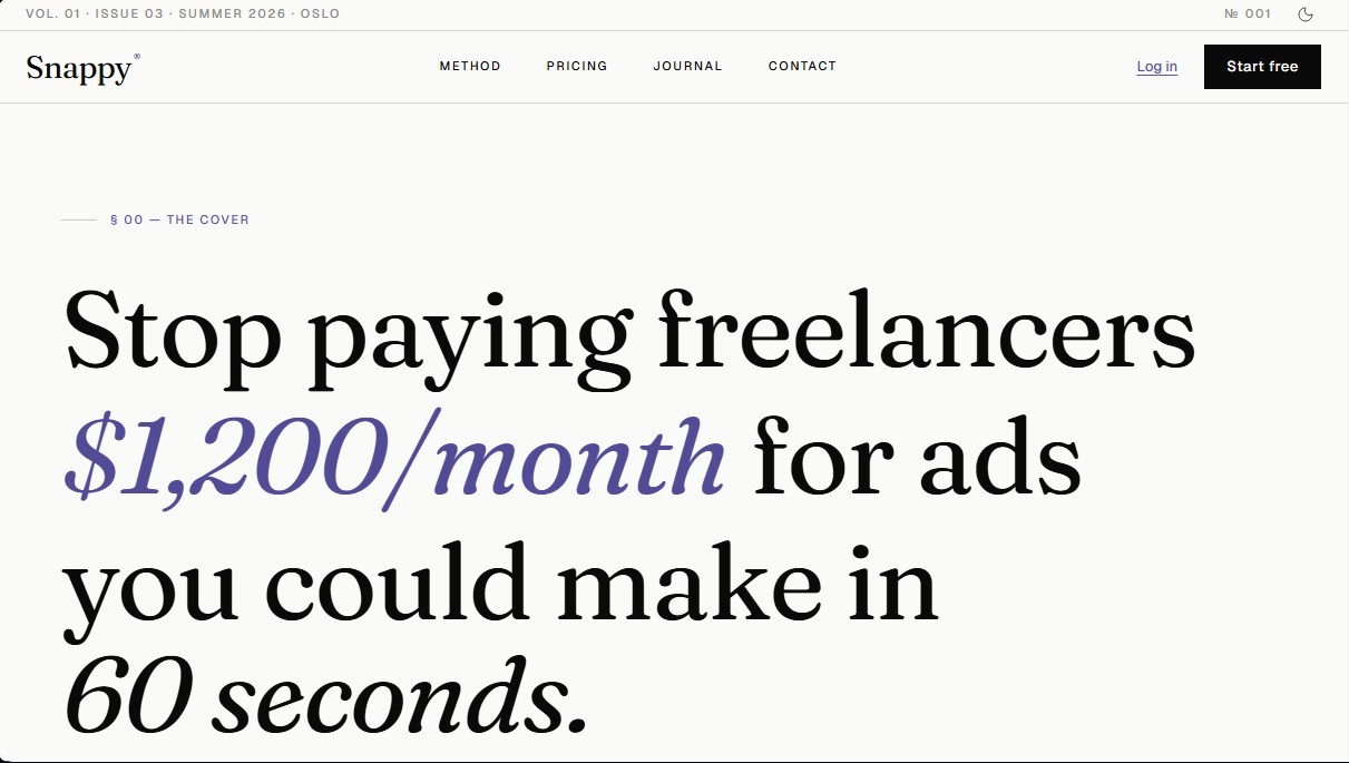 Snappy Ads screenshot 1