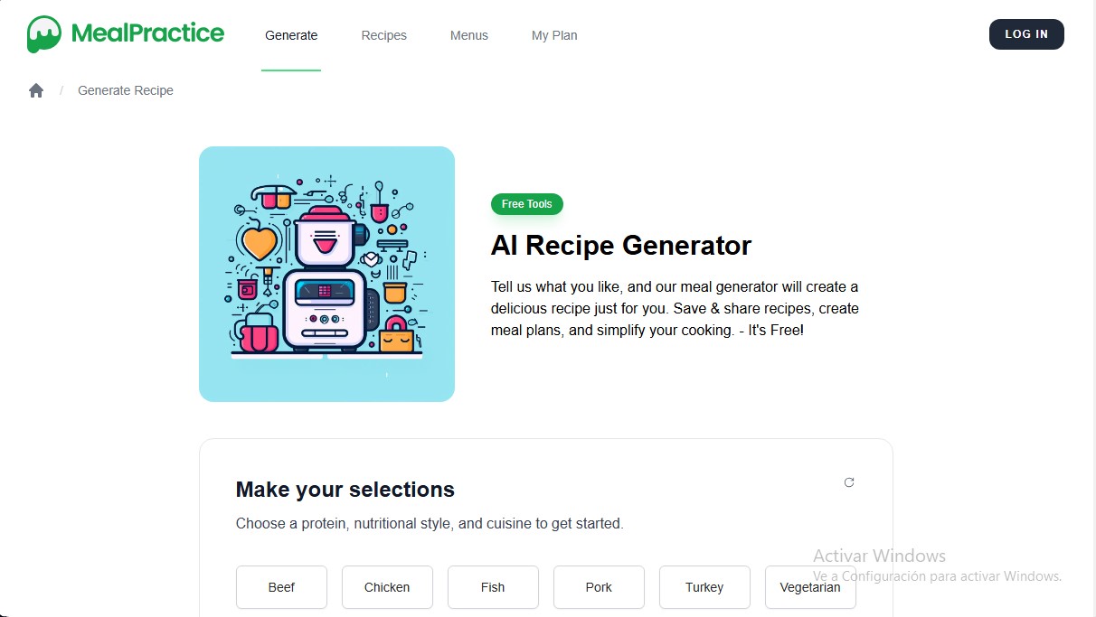 MealPractice screenshot 1