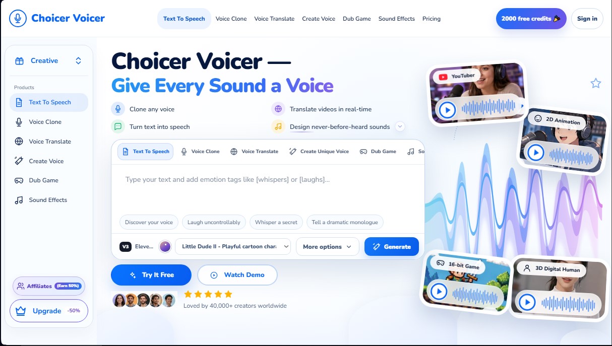 Choicer Voicer screenshot 1
