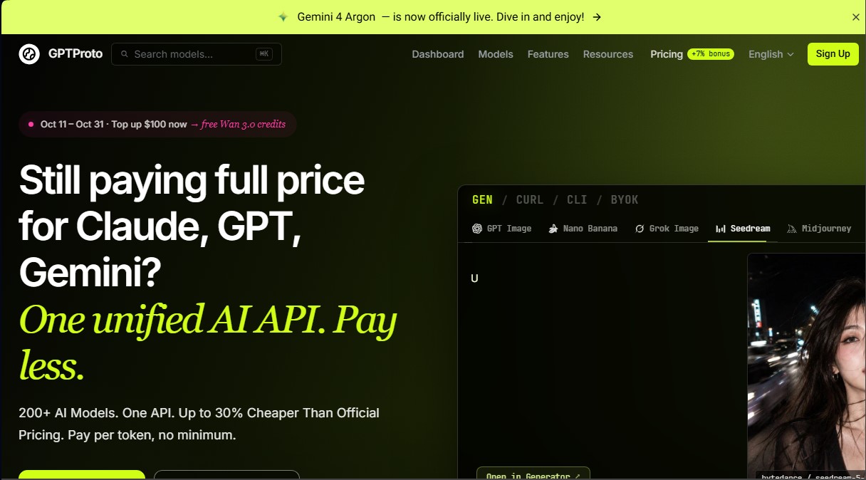 GPTProto screenshot 1