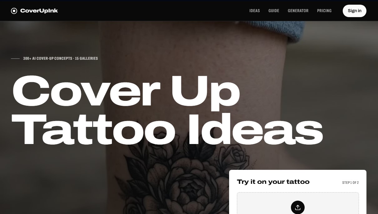 CoverUpInk screenshot 1