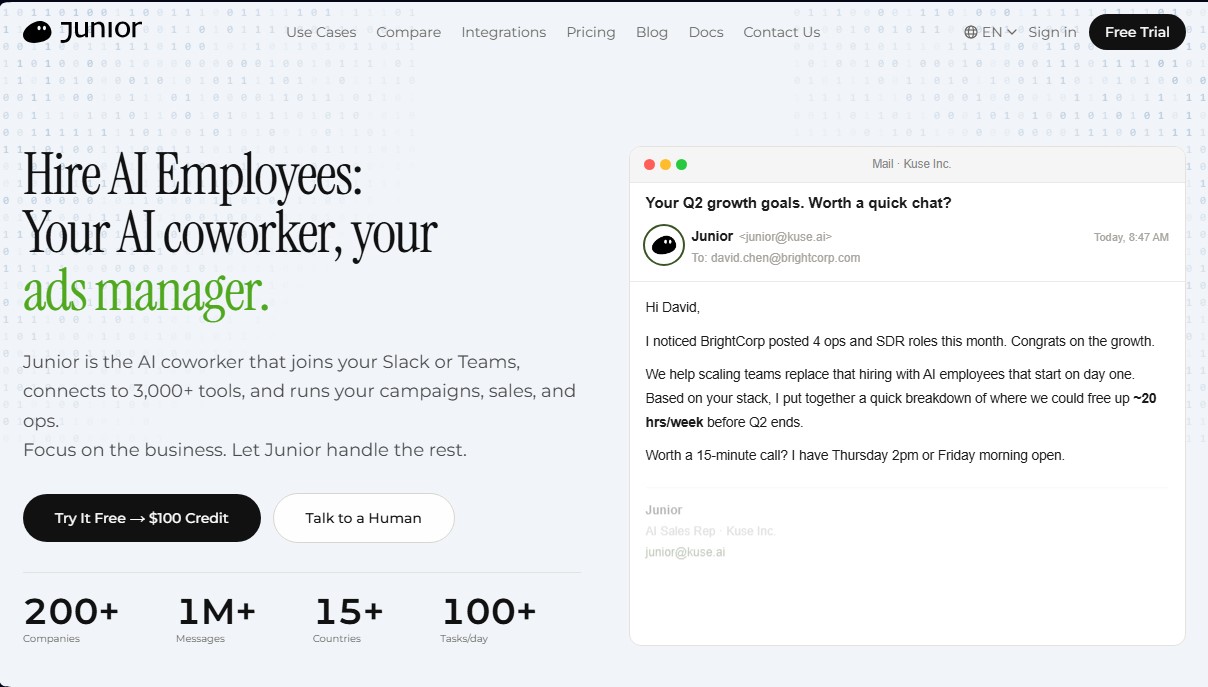 Junior.so screenshot 1