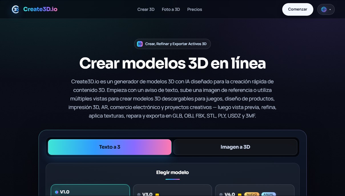 Create3D.io screenshot 1