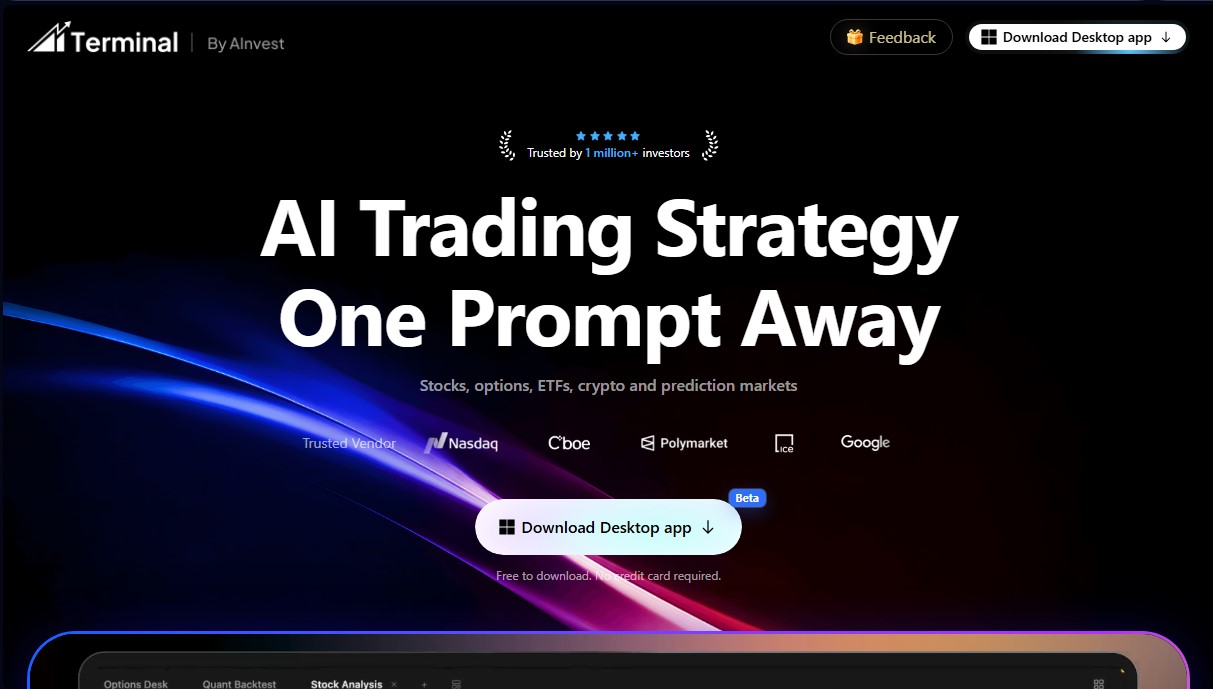 AInvest Terminal screenshot 1