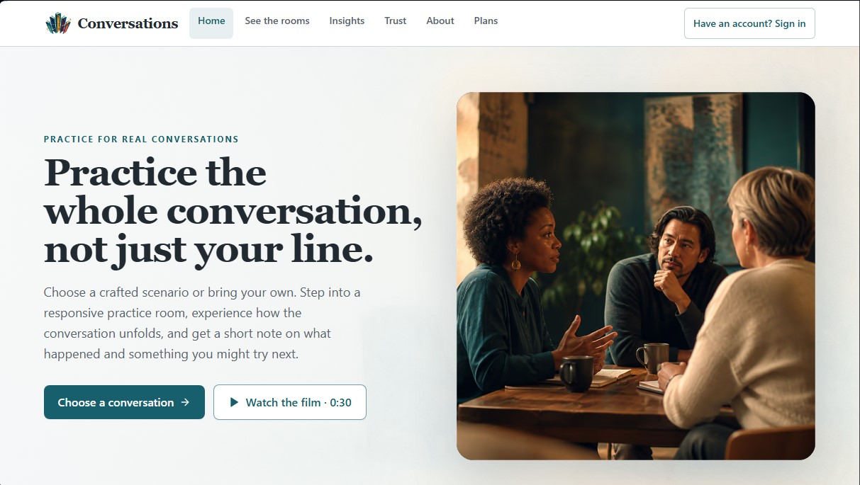 Conversations by ForeverLearning AI screenshot 1