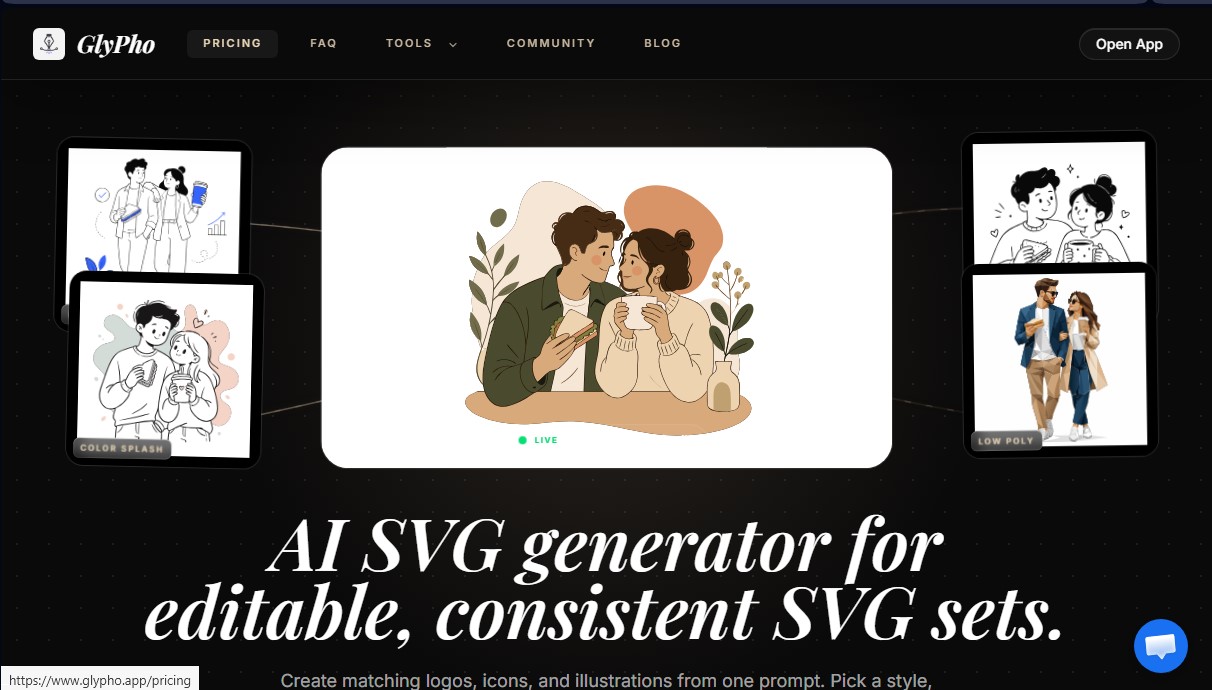 GlyPho screenshot 1