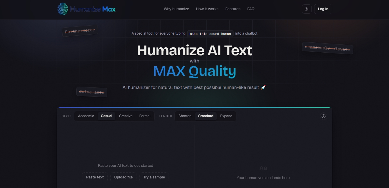 Humanize Max screenshot 1