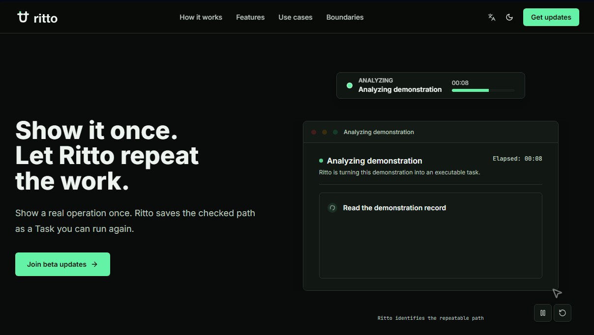 Ritto screenshot 1