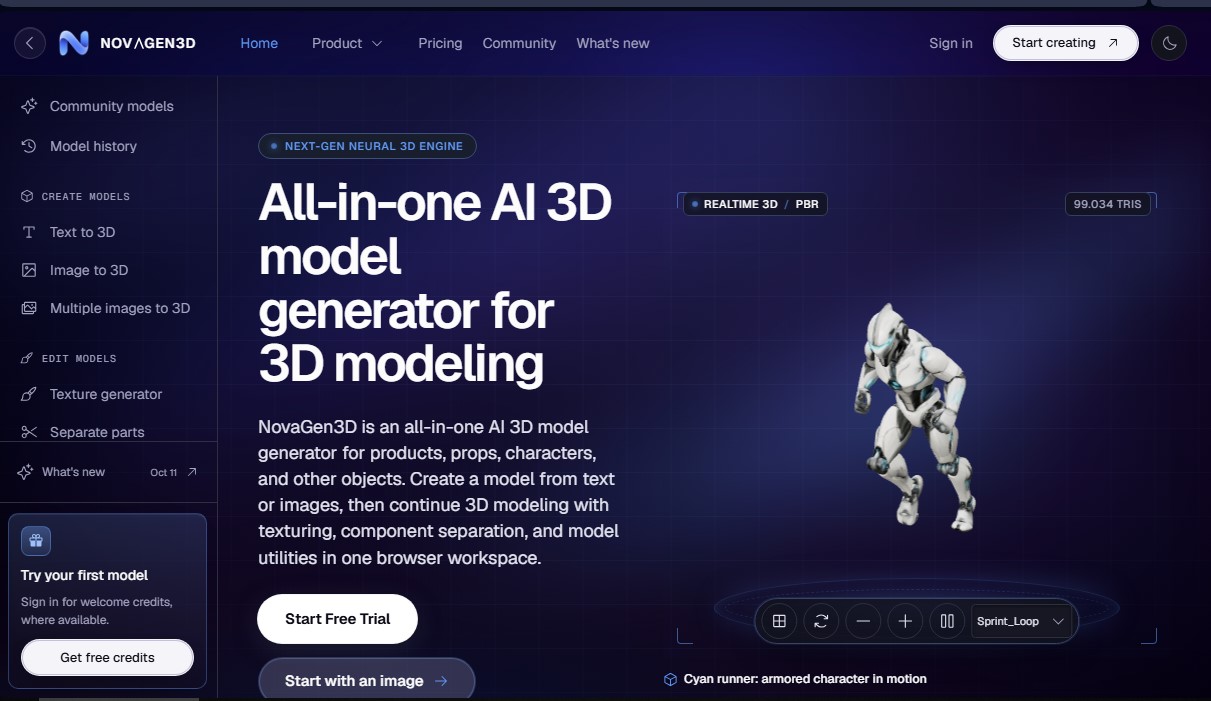 NovaGen3D screenshot 1