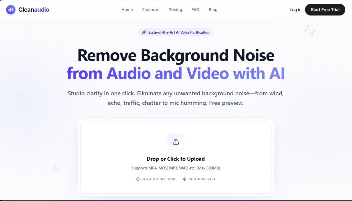 Cleanaudio screenshot 1
