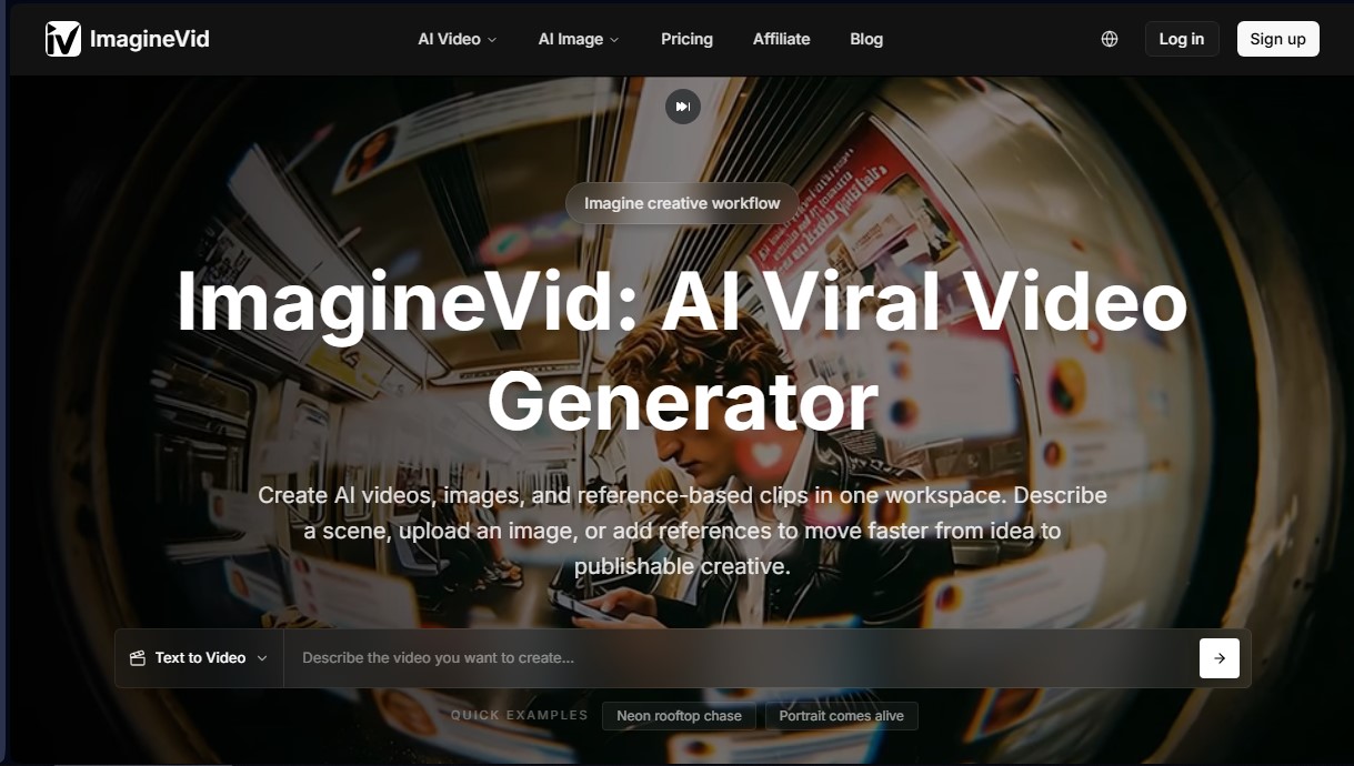 ImagineVid screenshot 1