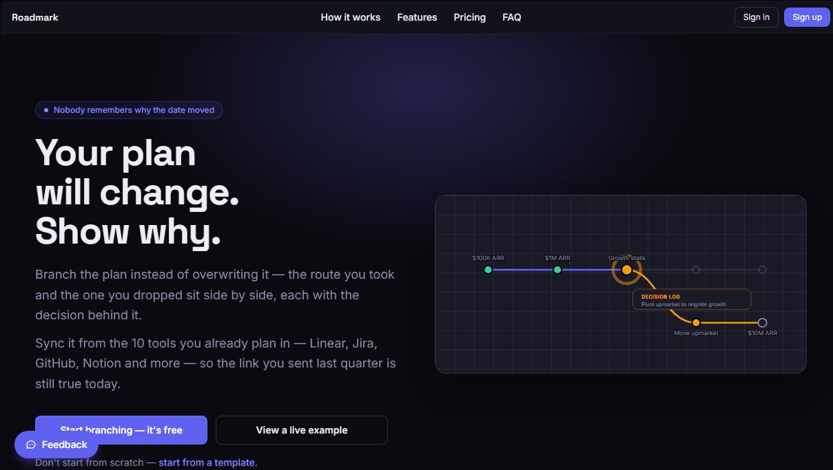 Roadmark screenshot 1